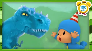 🦕POCOYO in ENGLISH - Dinosaurs for kids  [100 min ] | Full Episodes | VIDEOS and CARTOONS
