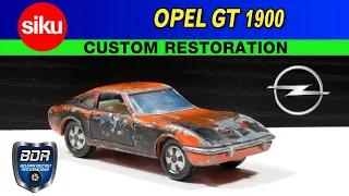 Siku v304 Opel GT 1900 Custom Diecast Restoration