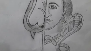 Shiva drawing   #easydrawing  #pencil drawing  #realistic drawing