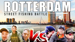 STREET FISHING BATTLE in Rotterdam! Lure fishing competition DAY and NIGHT