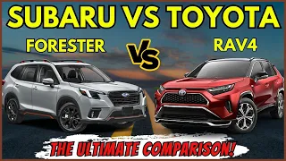 2024 Toyota RAV4 Vs 2024 Subaru Forester (8 DIFFERENCES That Will SHOCK You!)