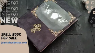 New witch spell book handmade with text Book of shadow Custom grimoire available for sale NEW 2022