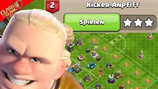 KICKER-ANPFIFF HERAUSFORDERUNG ⚽ 3 Sterne! * Clash of Clans * CoC