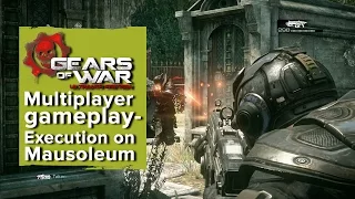 Gears of War: Ultimate Edition Xbox One multiplayer gameplay - Execution on Mausoleum