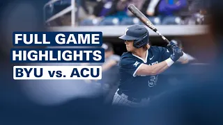 BYU vs. ACU | FULL GAME HIGHLIGHTS | BYU Baseball