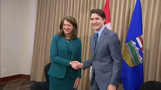 PM Trudeau meets with Alberta Premier Danielle Smith in Calgary – March 13, 2024