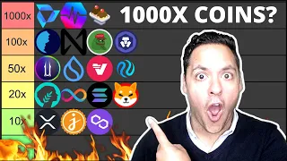 🔥NEXT BIG CRYPTO ALTCOINS WITH 100-1000X POTENTIAL IN 2025?! (MULTIPLIER TIER LIST!)