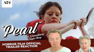 PEARL (Horror Film) Official Trailer - The POPCORN JUNKIES REACTION