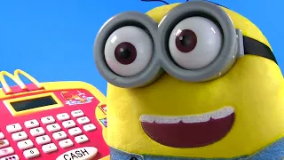 Despicable Me Movie Minions Play Games At Work | Fun Videos For Kids