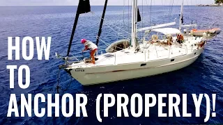 HOW TO ANCHOR A SAILBOAT - TIPS & ADVICE - Sailing Q&A 20