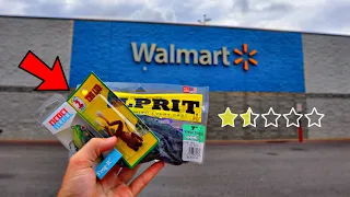 Fishing With The WORST Fishing Lures In Walmart (Terrible Idea)