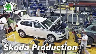 Škoda Kamiq Production, Fabia Assembly line, Škoda Scala Manufacturing, Mladá Boleslav, CZ