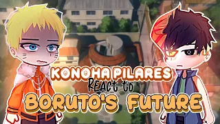 •|• Konoha Pilares React to Boruto's future •|• ⚠️Manga Spoiler ⚠️ •|• No part •|• 🇬🇧🇮🇩🇪🇸🇧🇷