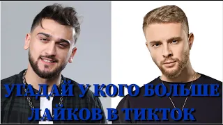 УГАДАЙ, У КОГО БОЛЬШЕ ЛАЙКОВ В TIKTOK ЗА 10 СЕКУНД/ KARNA.VAL, GAVRILINA, МИЛОХИН, БАБИЧ /ФОТО