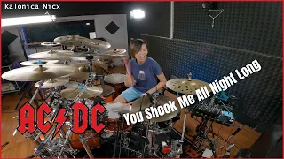 AC/DC - You Shook Me All Night Long | Drum cover by Kalonica Nicx