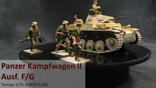 Panzer Kampfwagen II Ausf. F/G Tamiya 1/35 (item number 35009*1200)