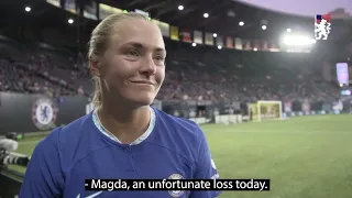 Magdalena Eriksson interview in the US / 18 August 2022 (Chelsea)
