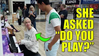 She Asked "Do You Play?" Leads to You Are The Reason Piano Duet | Cole Lam 15 Years Old