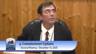 Board Of Commissioners December 16, 2020