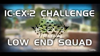 IC-EX-2 CM Challenge Mode | Ultra Low End Squad | Ideal City | 【Arknights】