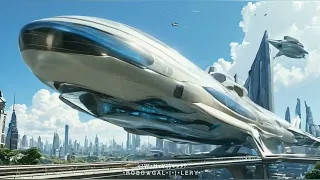 City futuristic technology