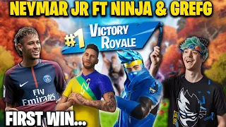 Neymar Jr & Ninja Play Fortnite And Get a Victory Royale