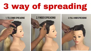 Most powerful teqnic for hairstylist ( spreading ) by kuldeep hairstylist
