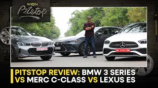 Mercedes C-Class vs BMW 3 Series Gran Limousine vs Lexus ES 300h: Luxury Car Slugfest | WION Pitstop