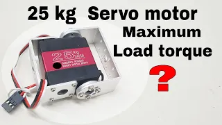 Servo Motor Maximum Load Torque Testing ,25kg.cm