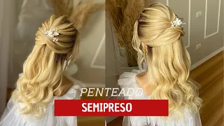 Aprenda ESSE SEMIPRESO super FÁCIL | #hairstyle #peinados #penteadofacil