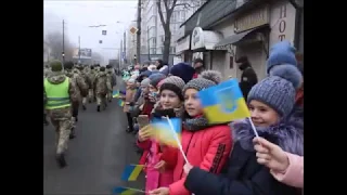 Бійці окремої 44-ї артилерійської  бригади пройшлись "Маршем мужності" вулицями Тернополя