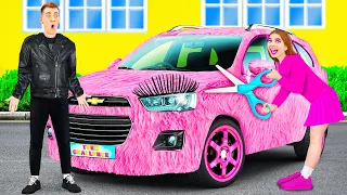 Voiture Rose vs Voiture Noire Défi par TeenTeam Challenge