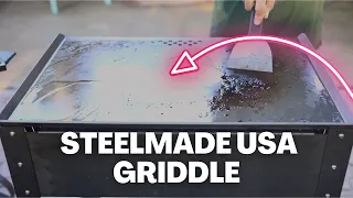 Cleaning the Steelmade USA Outdoor Griddle After Cooking