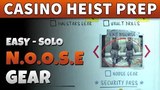 GTA Online NOOSE OUTFIT Prep Mission SOLO & EASY | NOOSE GEAR Casino Heist Prep for BIG CON Approach