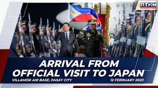 Arrival Statement from Official Visit to Japan 2/12/2023
