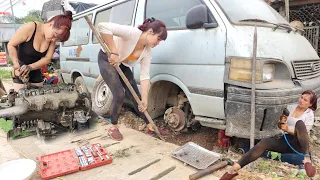 Full video: Genius girl repairs and restores various types of machinery and equipment.