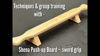 Training with a Shena push up board - techniques and an example of a workout with Persian Meels