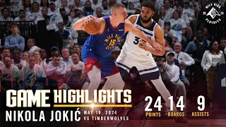 Nikola Jokić Full Game Three Highlights vs. Timberwolves 🎥