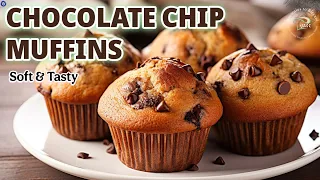 Chocolate chip muffins | How to Make Easy Chocolate Chip Muffins | Easy & Yummy Choco chip cupcake❤️