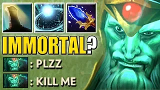 Ability Draft Annoying Tank Combo [Reincarnation + Astral Imprisonment + Aghs] Kill ME | Dota 2