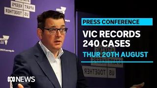 Victorian Premier Daniel Andrews gives a daily COVID-19 update | ABC News