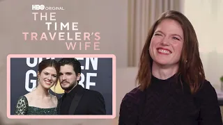 Rose Leslie talking about Kit Harington and their son during “The Time Traveler’s Wife” press tour💕