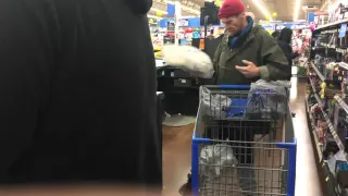 Tweaker at Wal-mart......