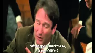 Why do we read and write poetry? (Dead Poets Society)