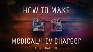 How To Make Papercraft HEV/Medical Charger from Half Life 1