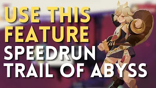 NEW FEATURE to Speedrun Trail of Abyss!!!【AFK Journey】