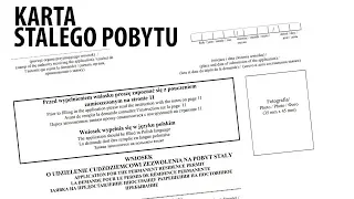 Wniosek na pobyt stały | Вньосек на сталий побит | Заповнення Вньоска на карту побуту