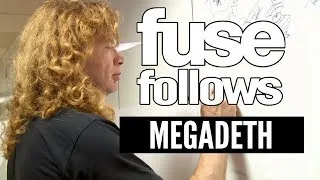 Megadeth Visits Sirius XM & Dave Mustaine Gives Away His Guitar | Fuse Follows