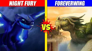 Night Fury vs Foreverwing | SPORE