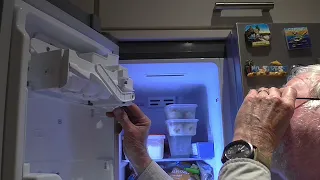 How to Fix an LG Non Plumbed Fridge Freezer Ice Maker Problems fixed WITHOUT a hairdryer